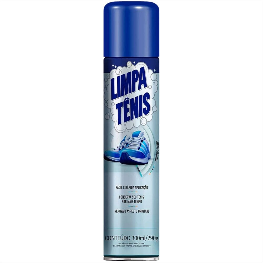 Limpa Tênis Premium Petroplus PP-0192BR - 300ml - Espuma Mágica para Limpeza a Seco de Calçados