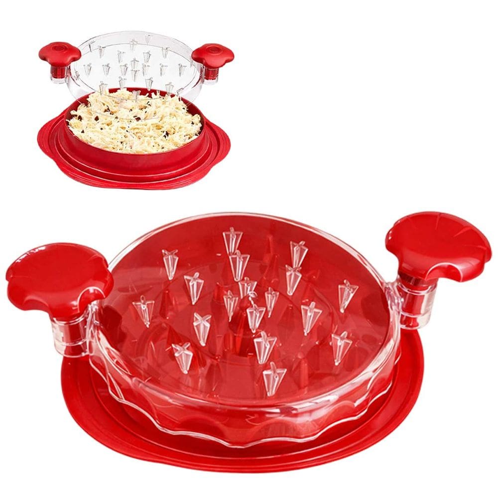 Triturador Desfiador Moedor Frango Carne Legumes Verdura Processador Manual de Alimentos Comida Cozinha Casa Restaurante