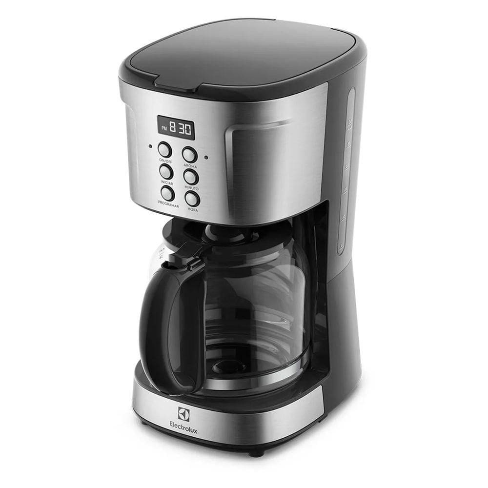 Cafeteira Elétrica Electrolux ECM30 Digital Programável 900W Base Aquecedora Capacidade De 1,5 Litros Inox 110V