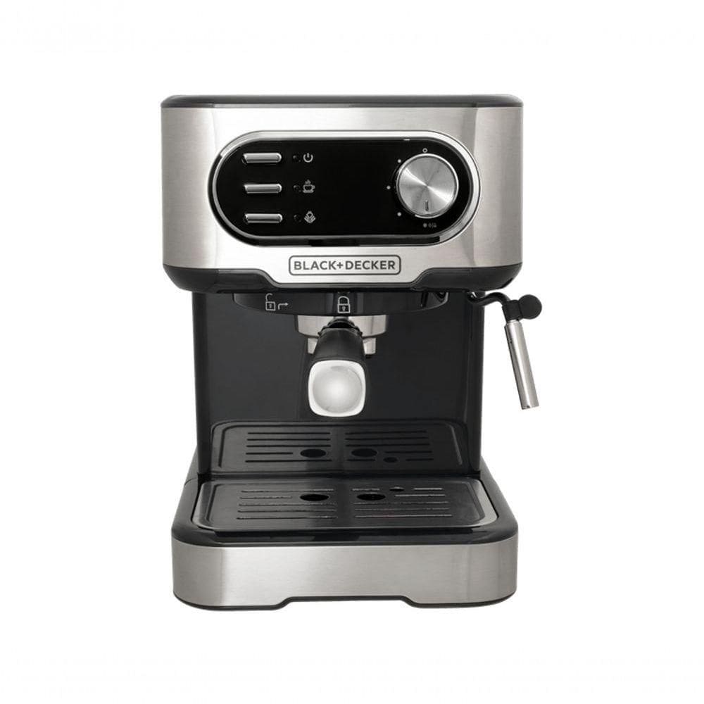 Cafeteira Black + Decker Espresso, Pó Ou Capsula Multifunções Gourmand Gris CE1100G 220V