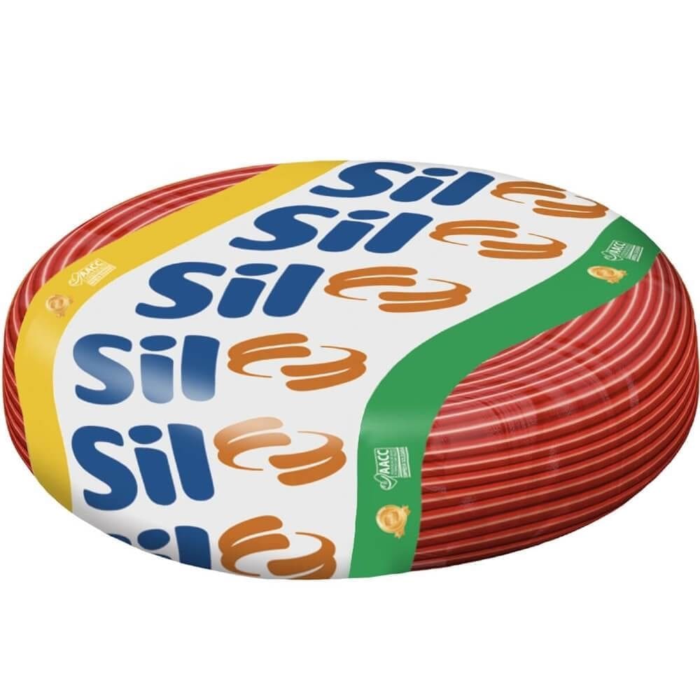 Cabo FlexSil Pack 750 Volts 4mm² com 25 Metros Vermelho - 00993.192.005.3.06 - SIL