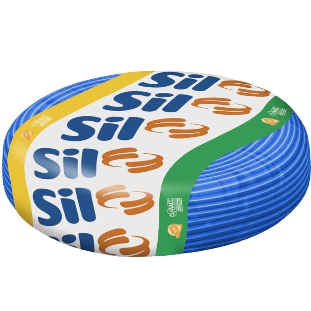 Cabo Flexsil de Cobre  Pack 6mm 750 Volts Azul com 10 Metros - 00993.204.004.3.06 - SIL