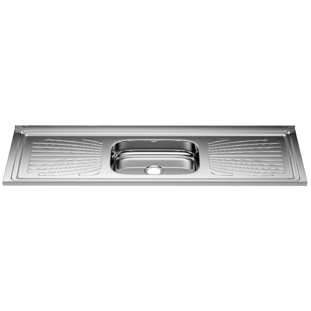 Pia em Aço Inox Monobloco com 1,50 Metro - PA.PIM.0013 - FORMINOX
