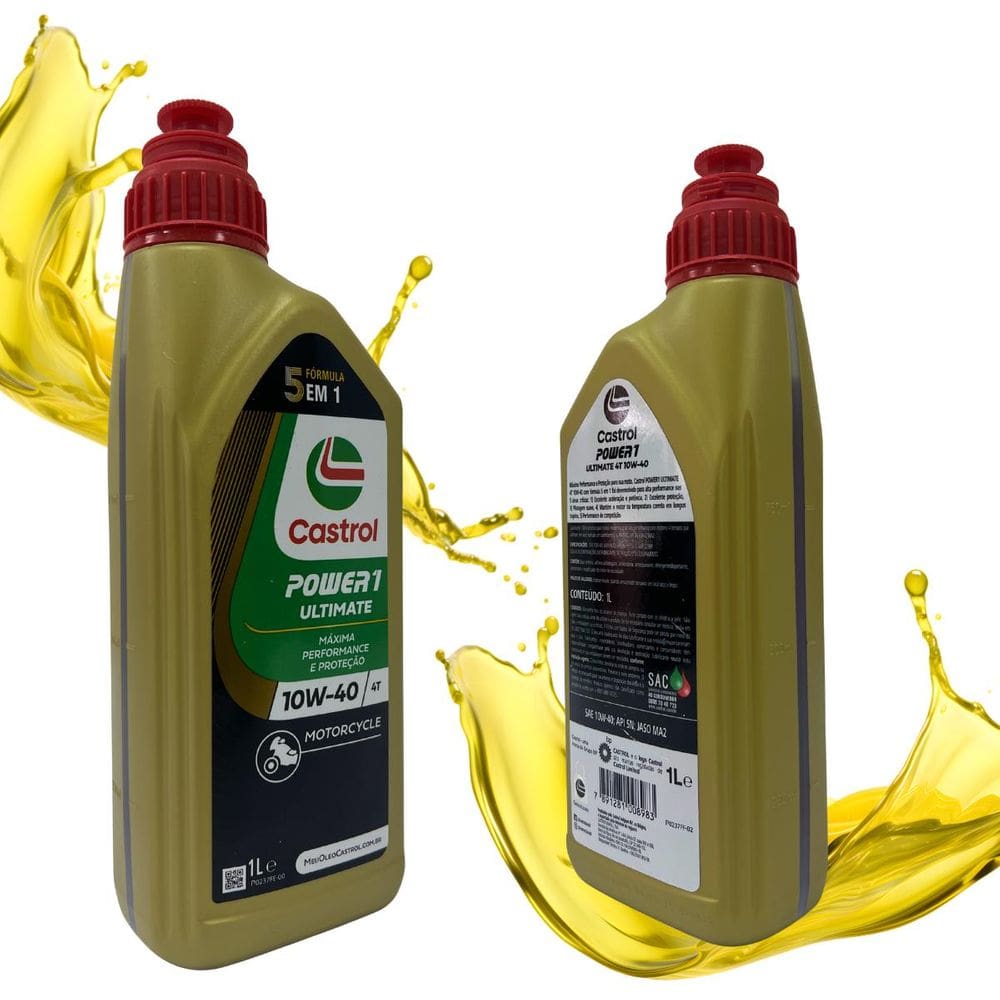 Óleo Castrol Power 1 Ultimate 4t 10w40 Sintético 1 Litro