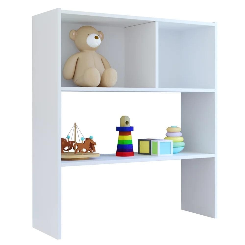 Estante Infantil Organizadora com Nichos Susie Branco - Lumil Móveis