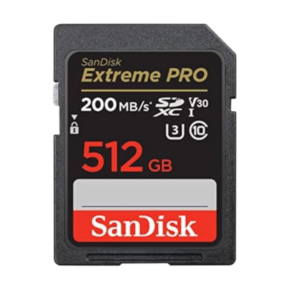 Cartão de memória SanDisk Extreme PRO SDXC 512GB UHS-I C10 V30