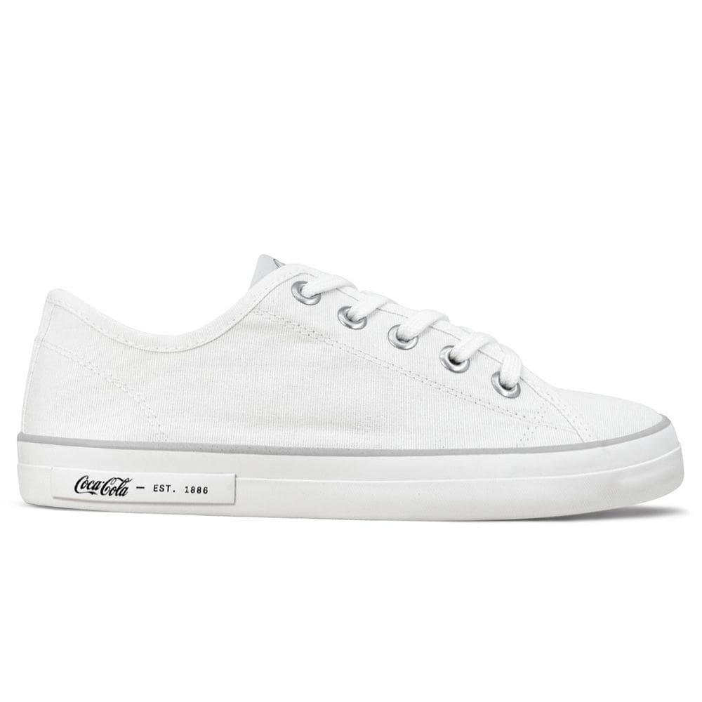 Tênis Coca Cola Plaza Canvas Unissex | Branco