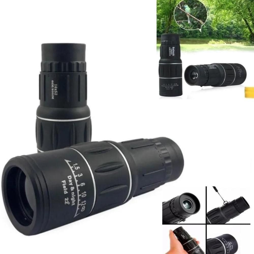 Monoculo Longo Alcance 8km Profissional Binoculo Tatico Luneta Visao Noturna Telescopio Espiao 8000m