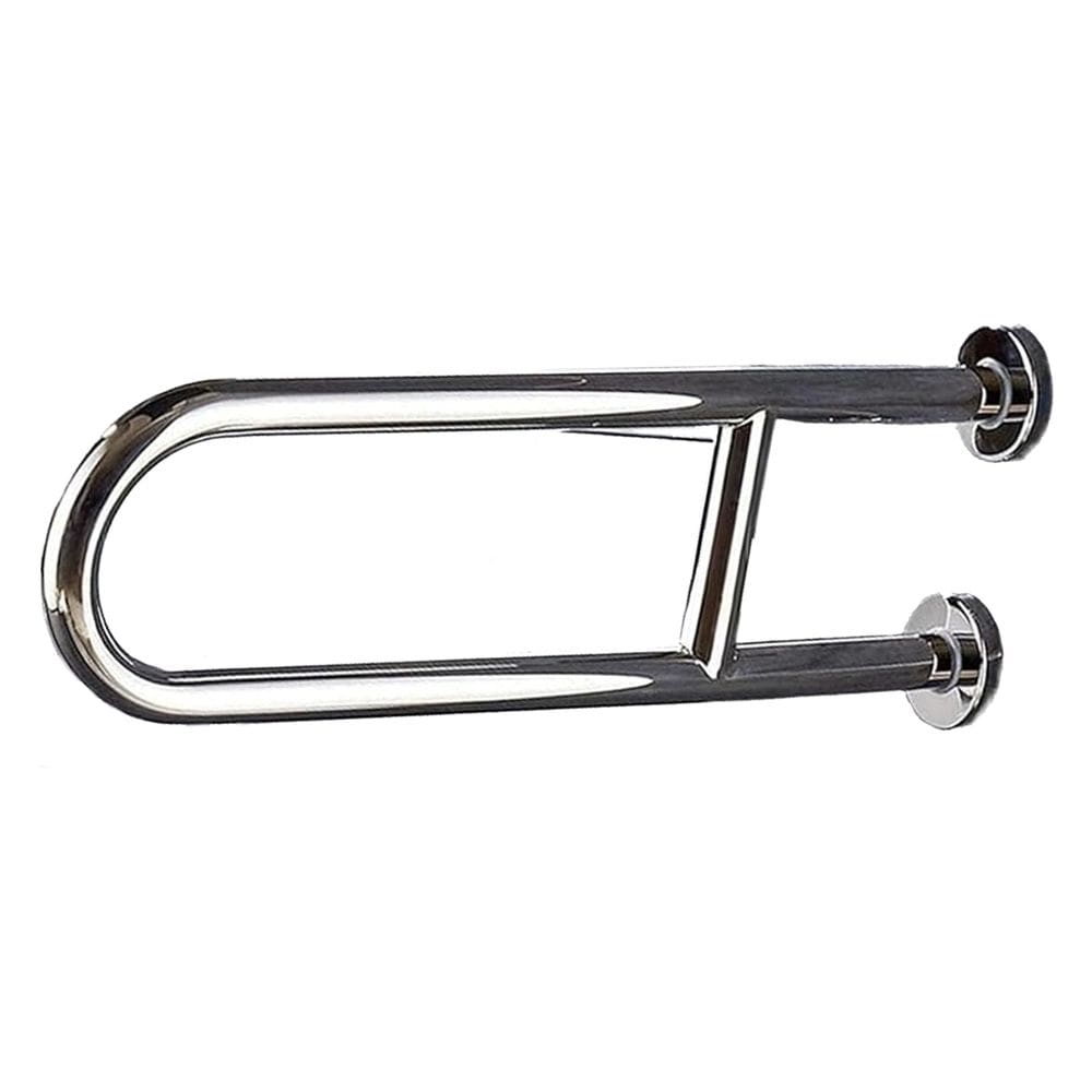 Barra de Apoio em U 45cm Banheiro Box Seguranca Idosos Cadeirantes Gestantes Casa de Repouso Hospitais Lavabos