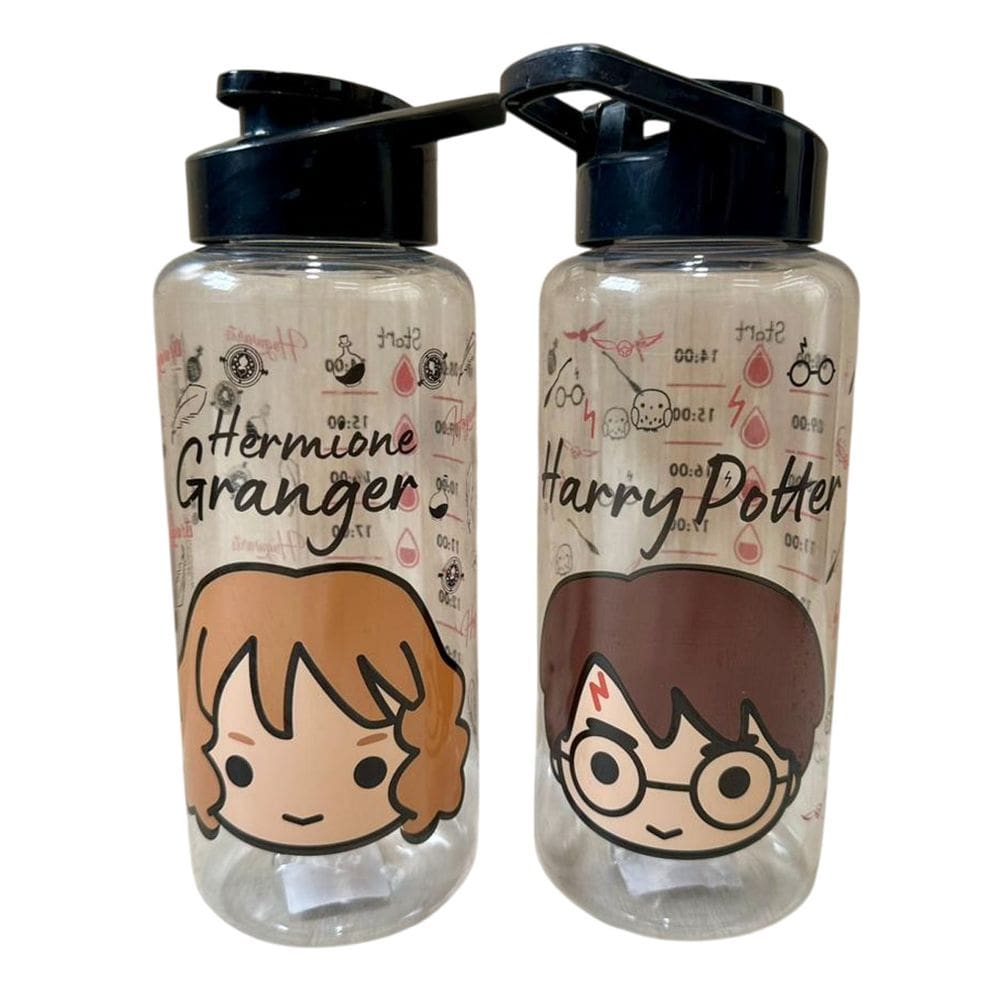 Garrafa Squeeze 1 Litro Harry Potter E Hermione Plástica Resistente