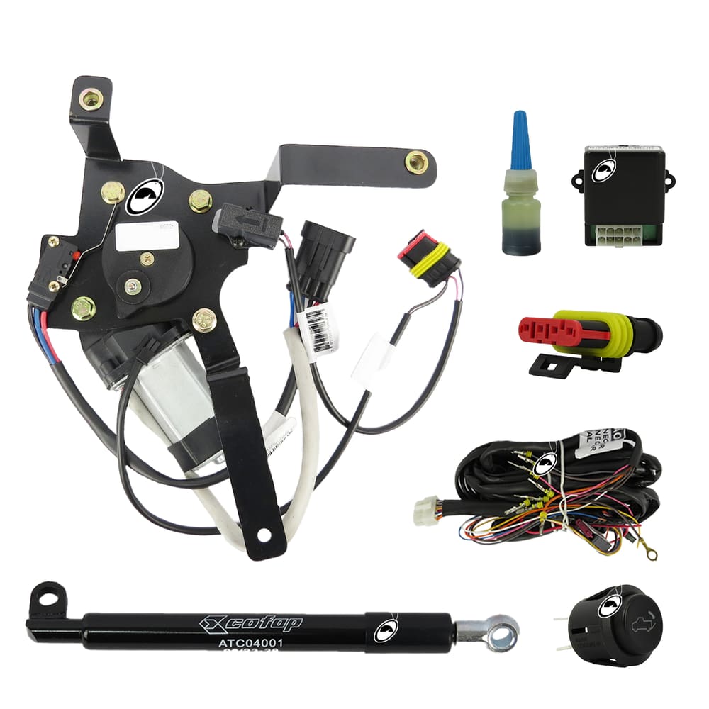 Kit Abertura Tampa de Caçamba Hilux 2016 em diante com Amortecedor Tragial