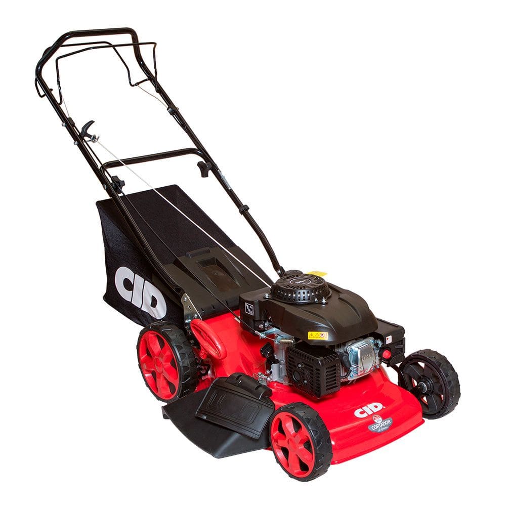 Cortador Grama á Gasolina com Recolhedor Roda Maior com Tração 6,5CV CID52B CID