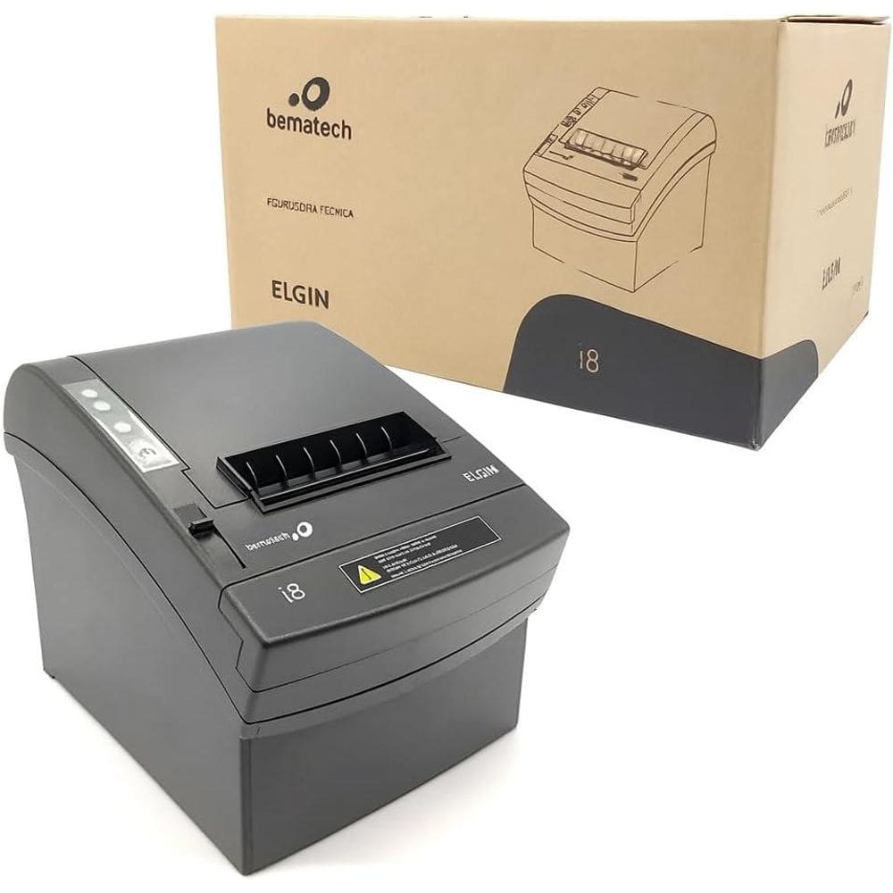 Impressora Térmica Cupom I8 250mm/s NFC-e SAT MFE Não Fiscal