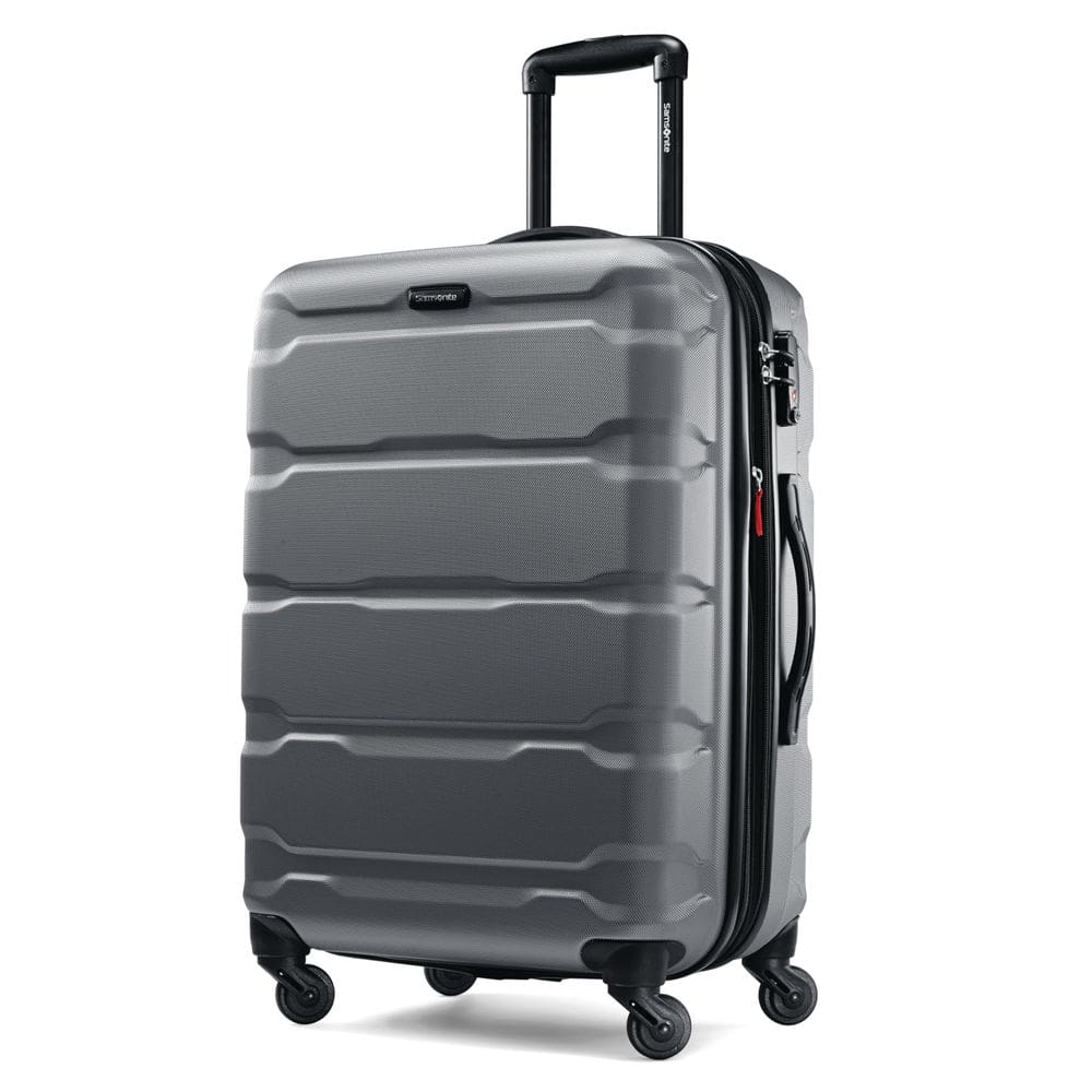 Bagagem Samsonite Omni PC Hardside Expansível Carvão Vegetal de 24 polegadas