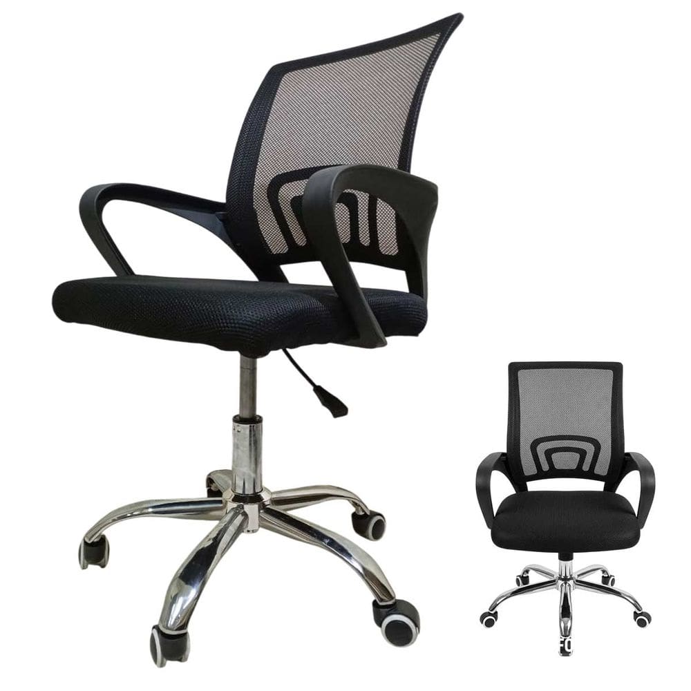 Cadeira de Escritorio Ergonomica Giratoria Rodas Altura Ajustavel Confortavel Estudos Casa Home Office Quarto Apoio