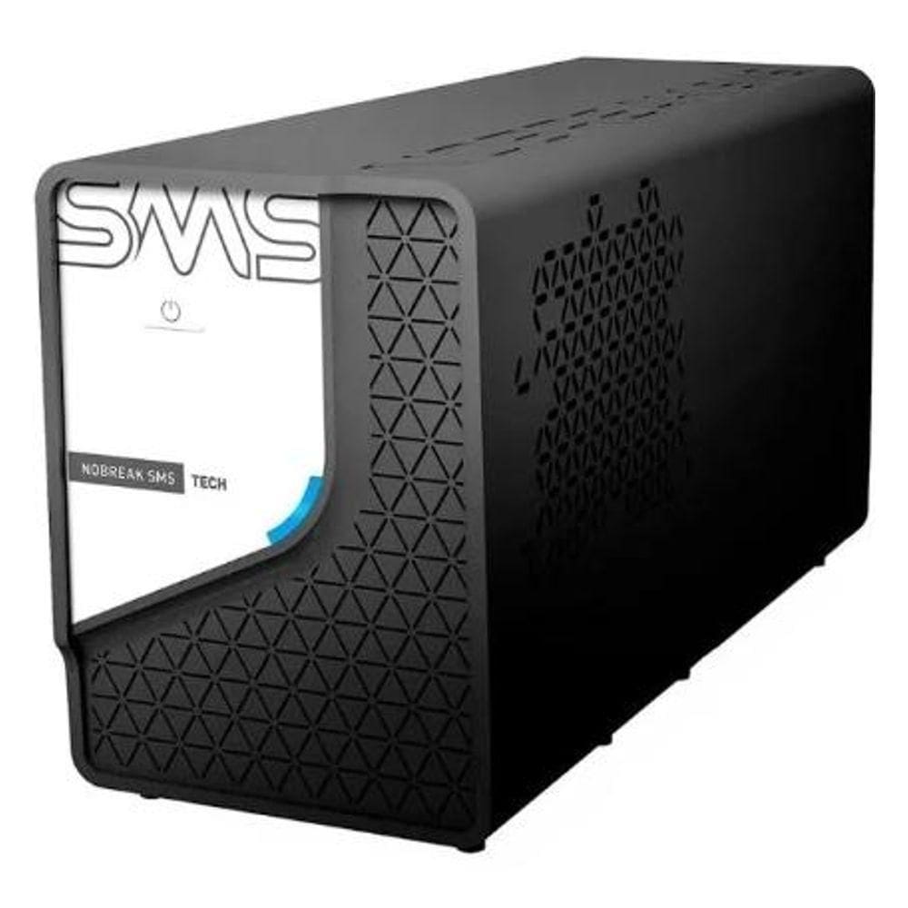 Nobreak SMS Tech 1200VA 600W Bivolt Saída 115V Semi Senoidal