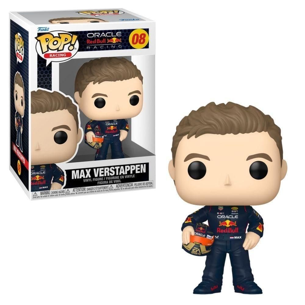 Boneco Funko Pop! Racing - Max Verstappen Com Capacete