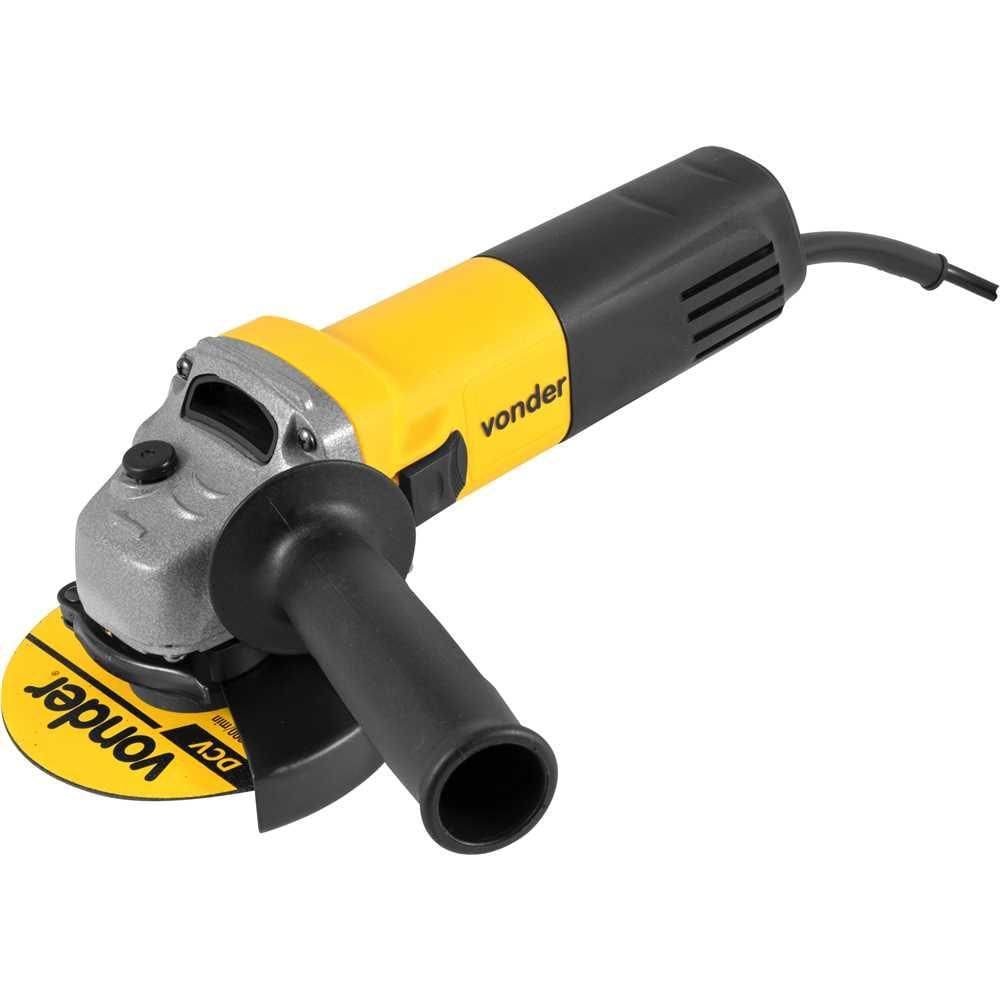 Esmerilhadeira Lixadeira Angular Com 3 Discos 4.1/2”” 650W EAV650 220V - Vonder 6001065220