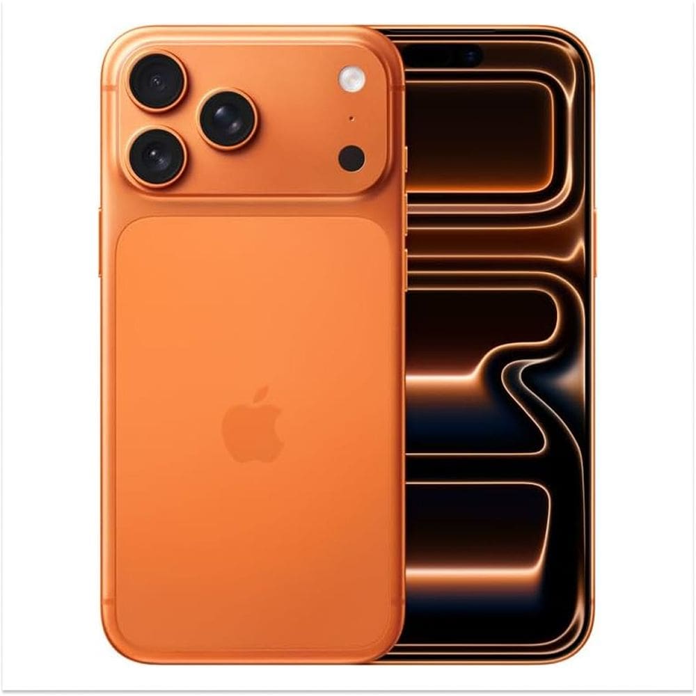 Apple iPhone 17 Pro Max 256GB 8GB Ram Tela 6.3`` Câmera 48Mp - Laranja