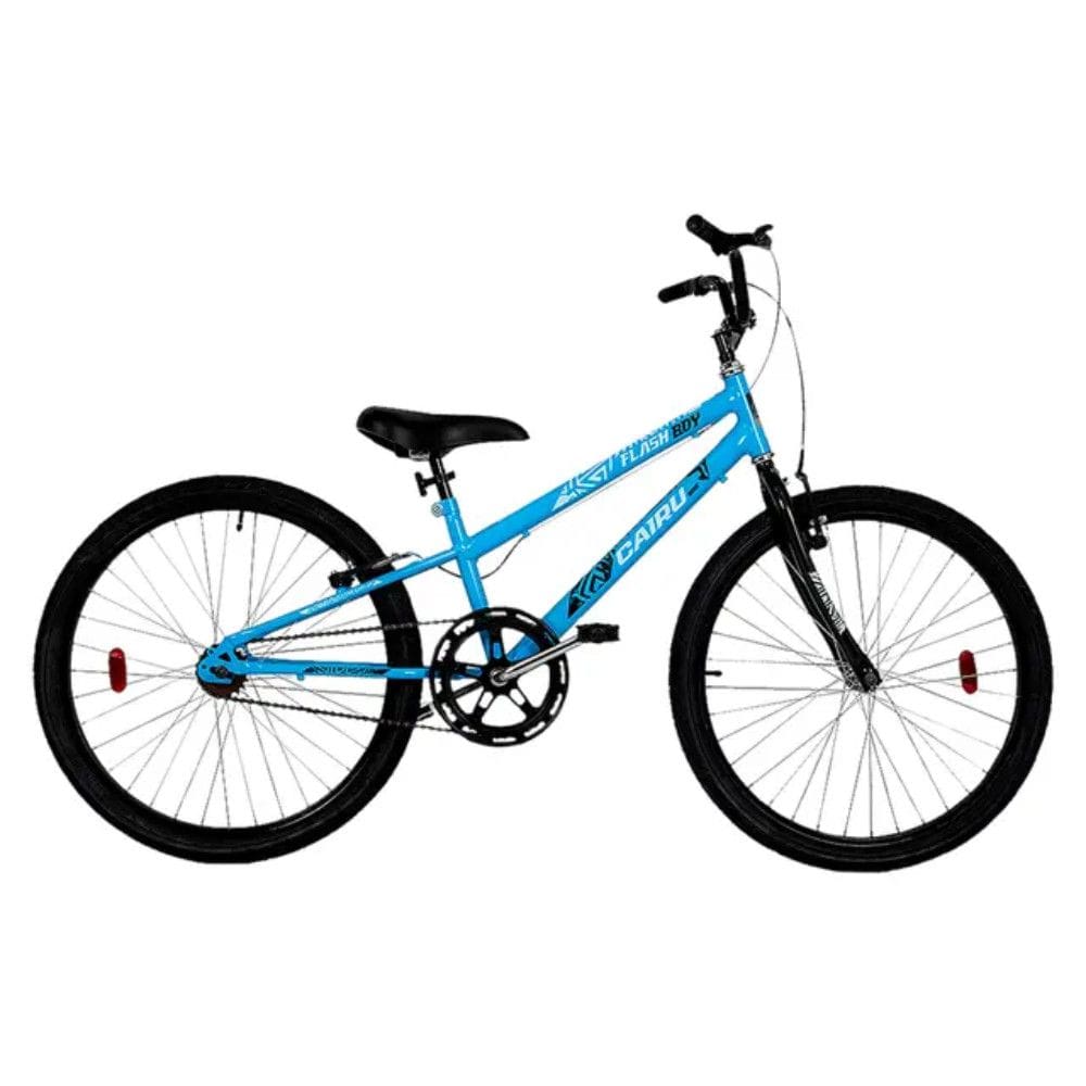 Bicicleta Aro 24 Cairu Flash Boy Sem Marcha Freio V-Break Canote Regulavel
