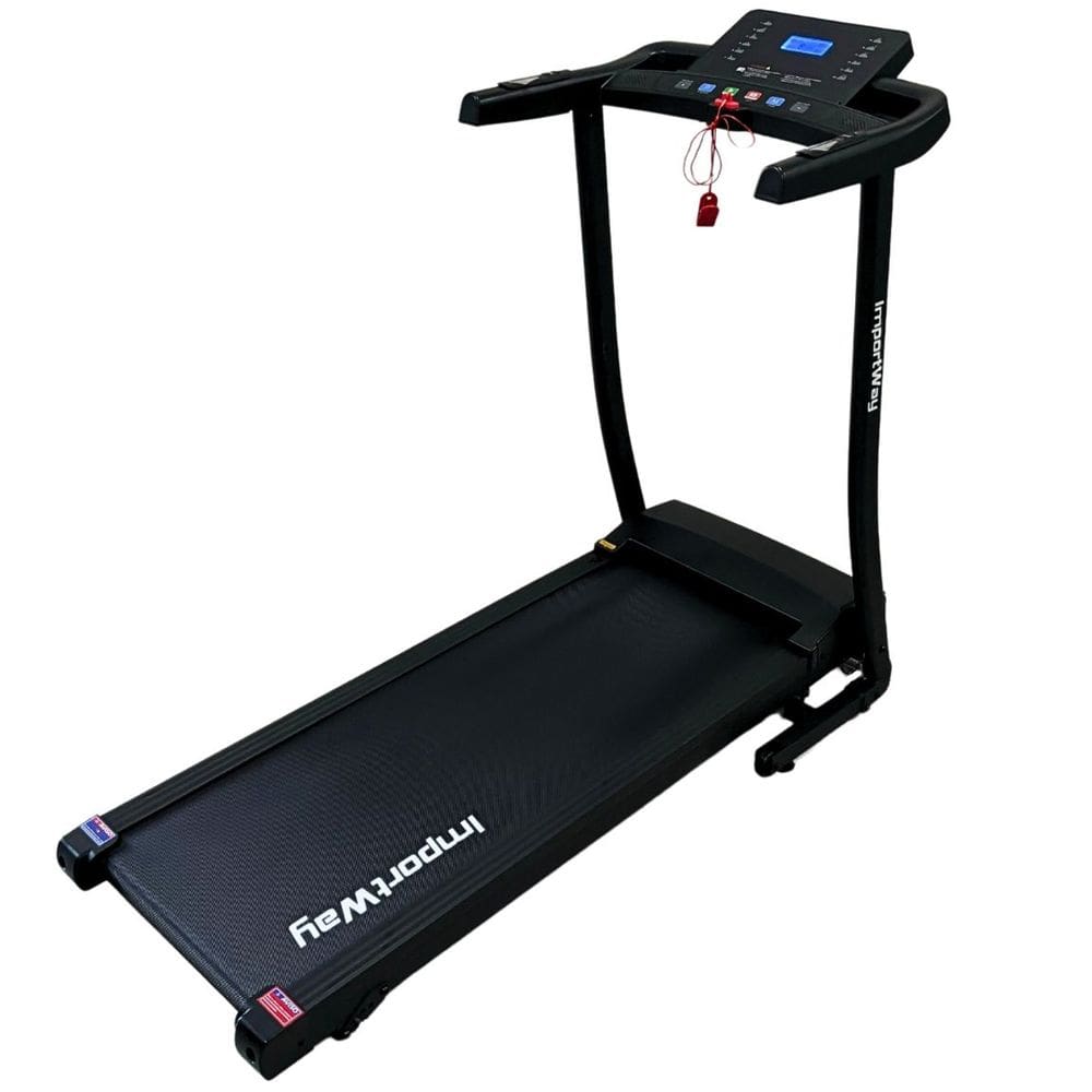 Esteira Elétrica Ergométrica Dobrável Portátil 2 em 1 100Kg 12Km/h 2.1Hp 110V Importway Iwest-21hp01