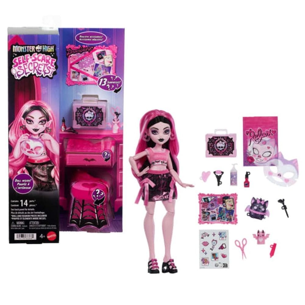 Boneca Monster High Self-Scare Secrets com 13 acessórios - Mattel
