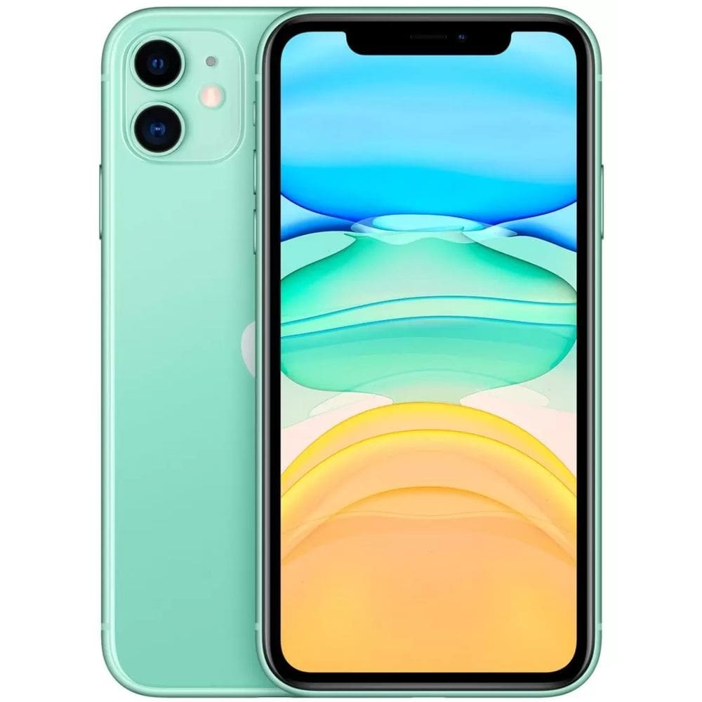 Usado: Iphone 11 64 GB Verde - Sem Face Id / Touch Id