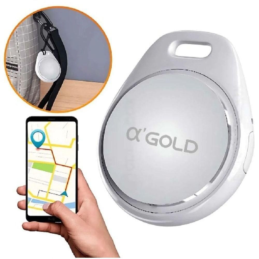 Rastreador De Dispositivos Gold Compatível Com Ios - Branco