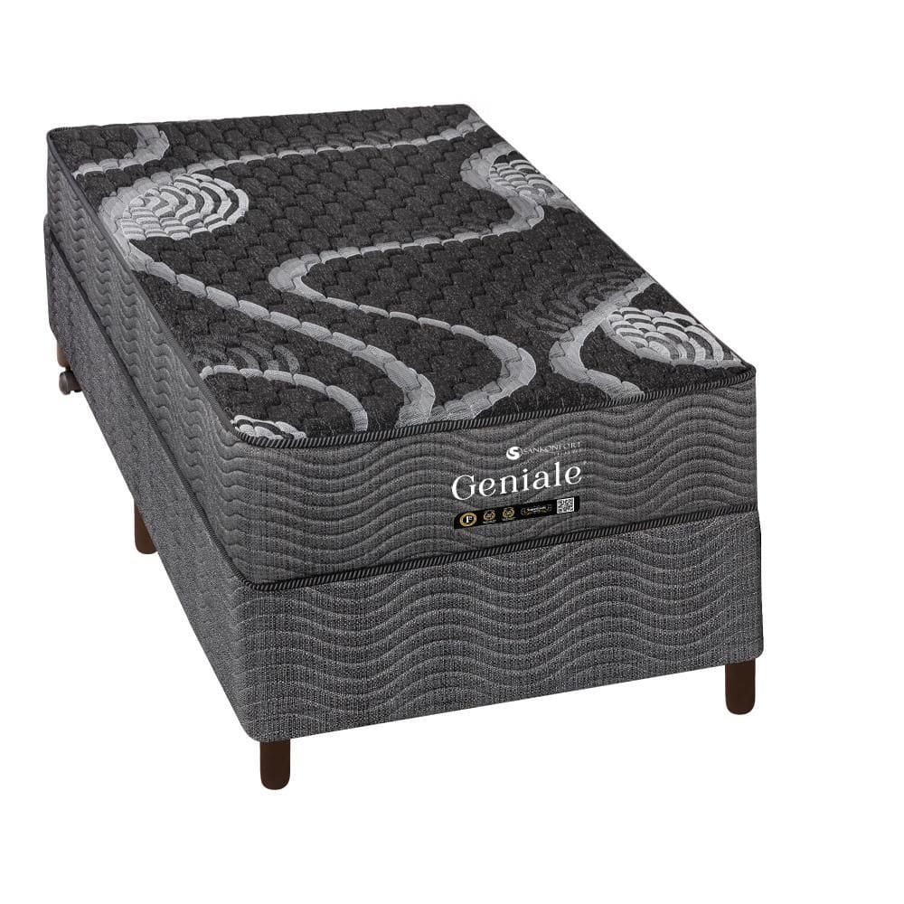 Colchão Solteiro Geniale 88 x 25 Black Sankonfort