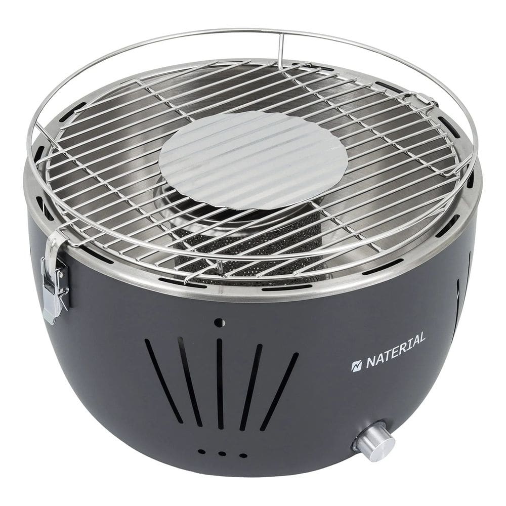 Churrasqueira Portatil Carvao Cinza Usb E Pilha - Table Gill