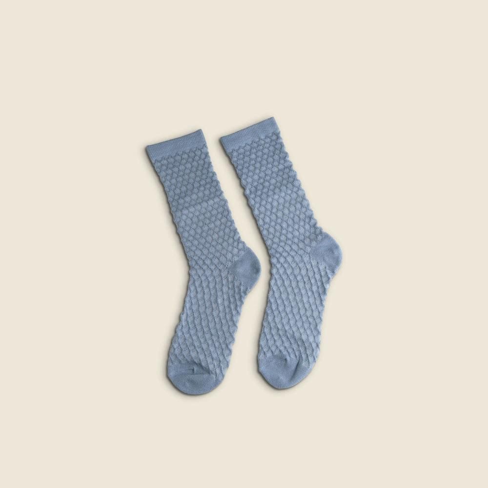 Meia Texture Azul - A\CASA