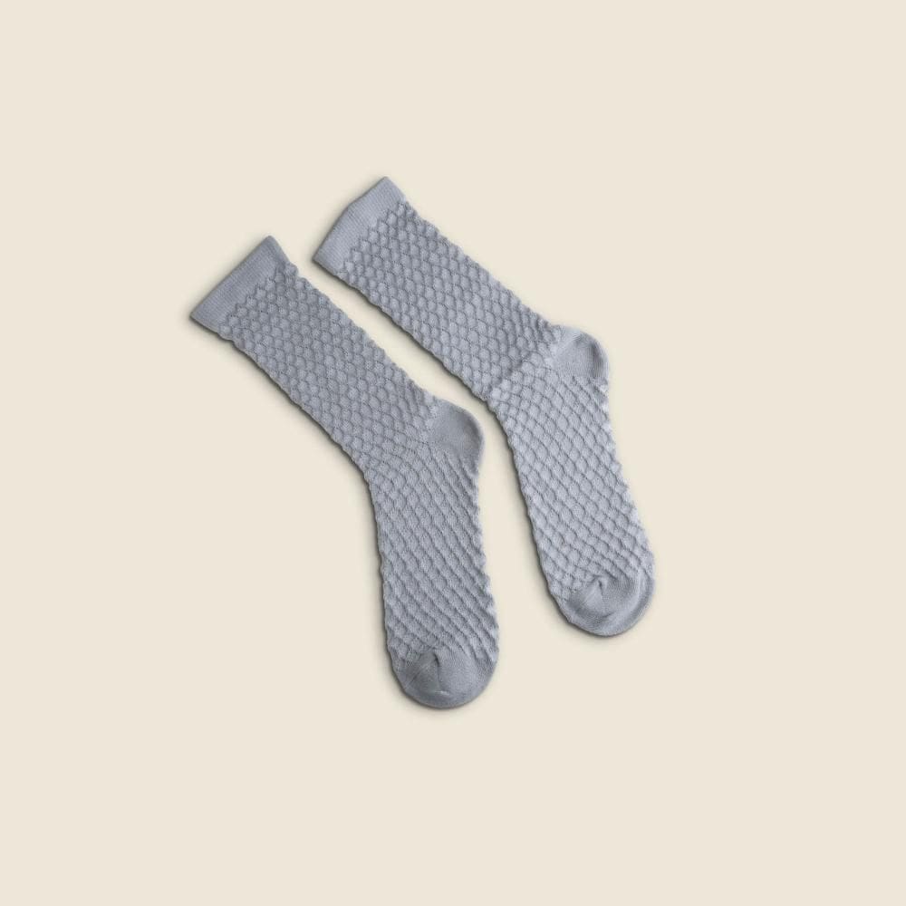 Meia Texture Cinza - A\\CASA