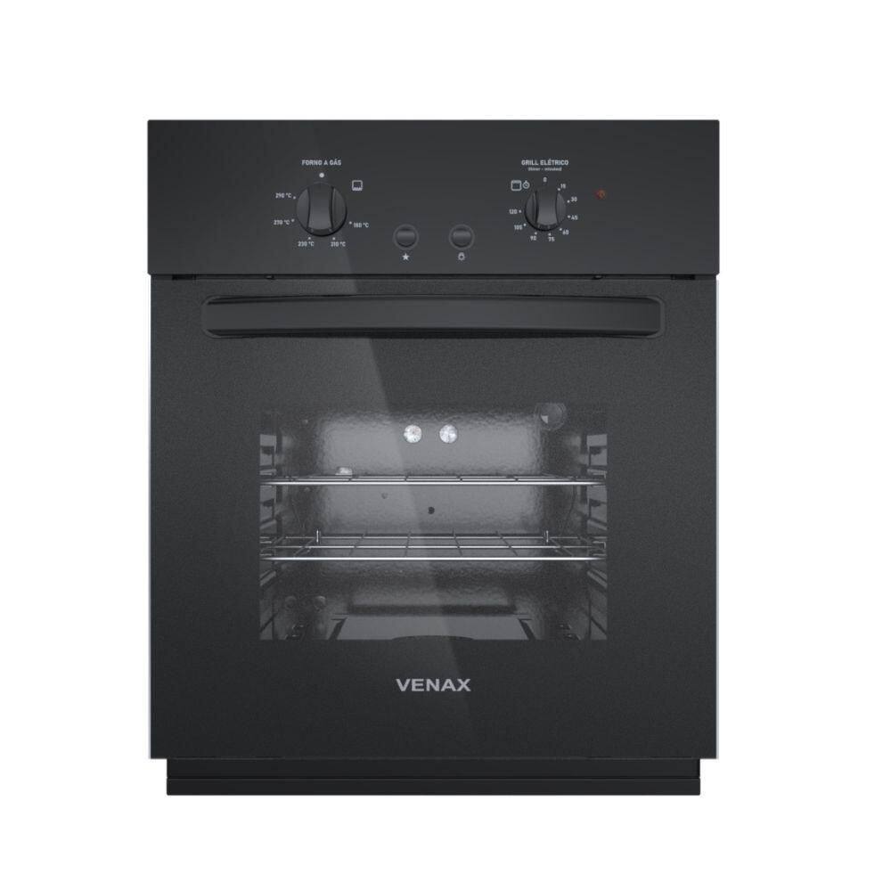 Forno De Embutir A Gas Venax 50 Litros Giii Gas Glp Totale NeroPreto 127V