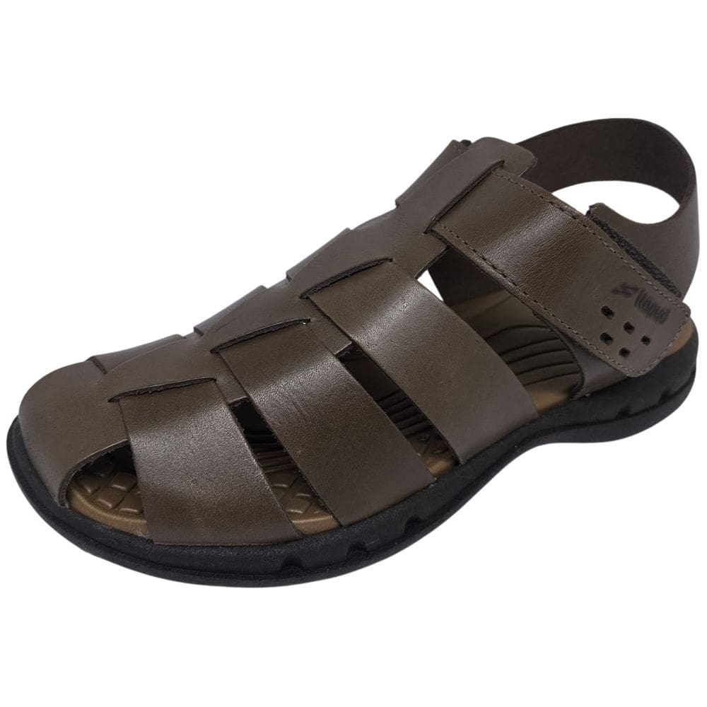 Sandália Masculina Couro Confortavel Tira Pratica Itapua