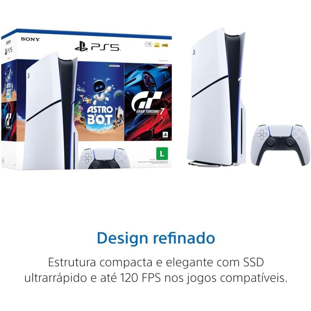 PlayStation®5 Slim Disk - Pacote ASTRO BOT | Casas Bahia