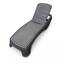 Espreguicadeira Plastico Piscina E Jardim 197x74x36cm Keter Cinza
