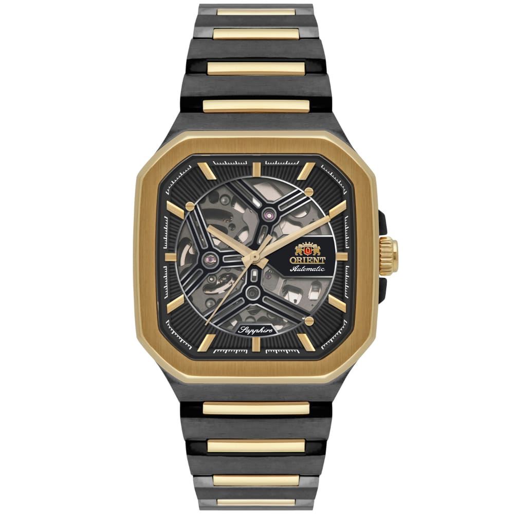 Relógio Orient Masculino Automatico Preto Skeleton | Casas Bahia