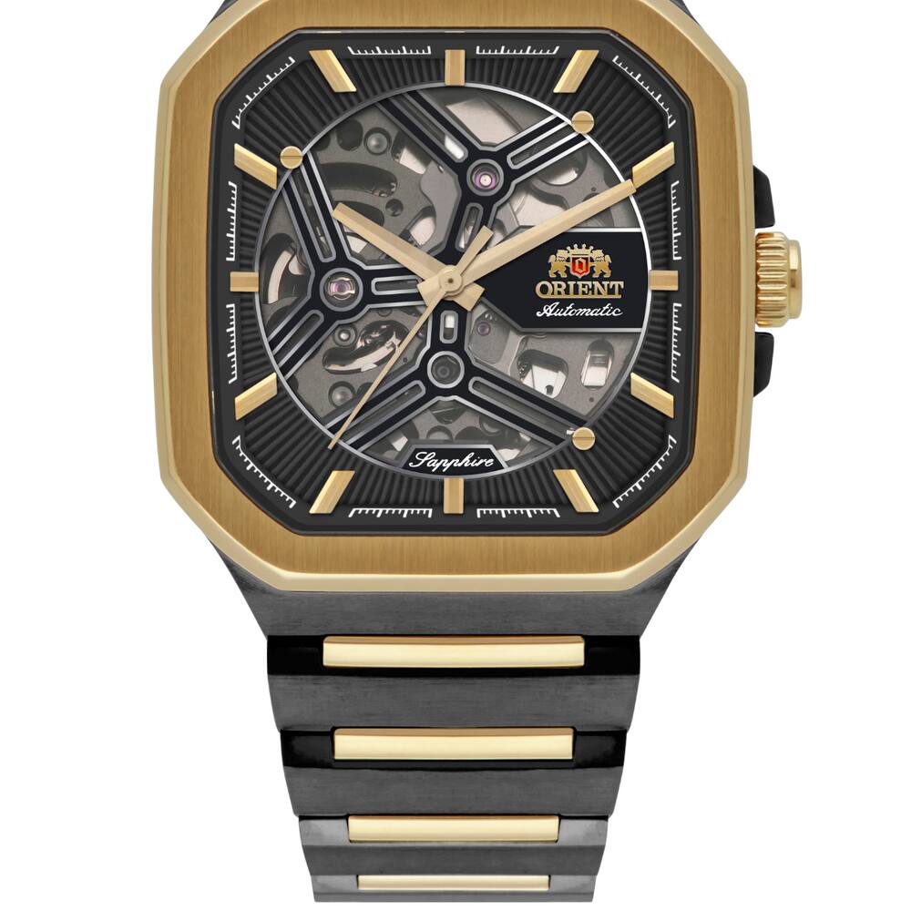 Relógio Orient Masculino Automatico Preto Skeleton | Casas Bahia