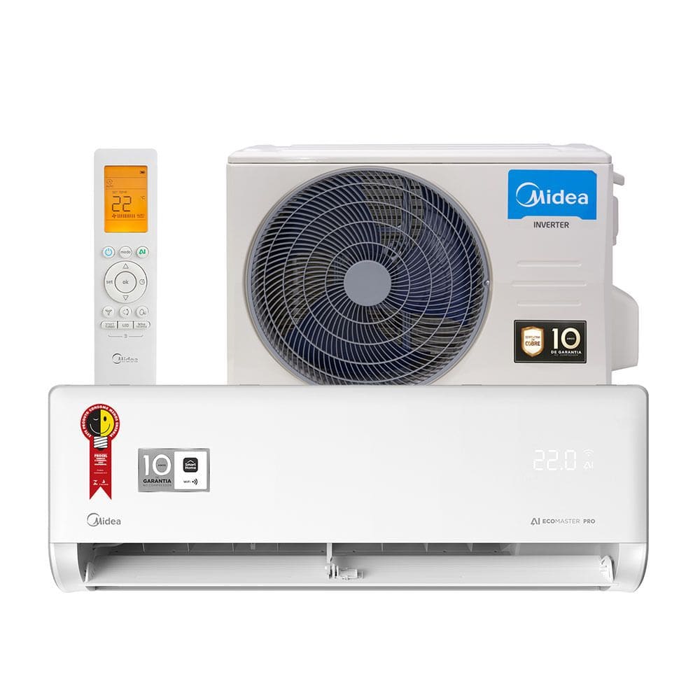 Ar Condicionado Split 12000 Btu Frio Ai Ecomaster - Inverter - Springer Midea - 220v - 42ezvcb12m5