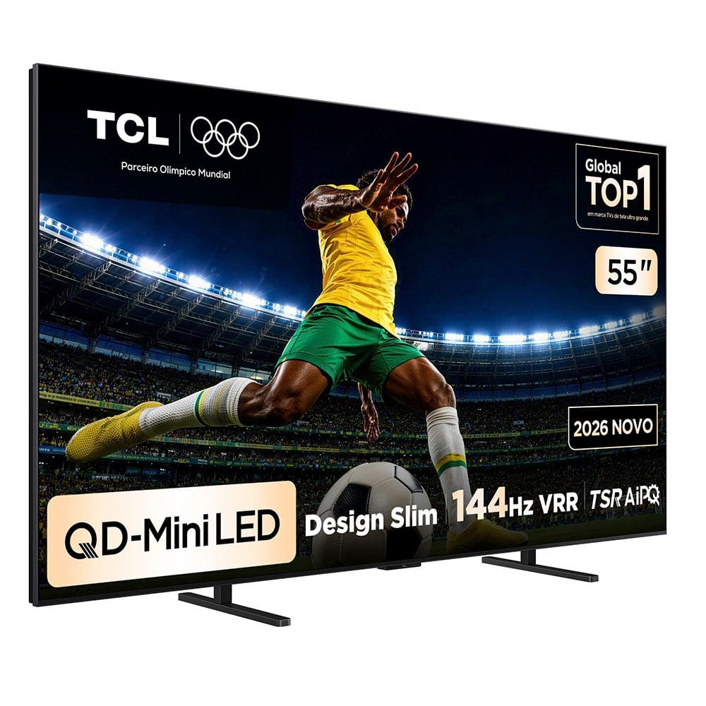 Smart TV TCL 55 Polegadas QLED | Casas Bahia