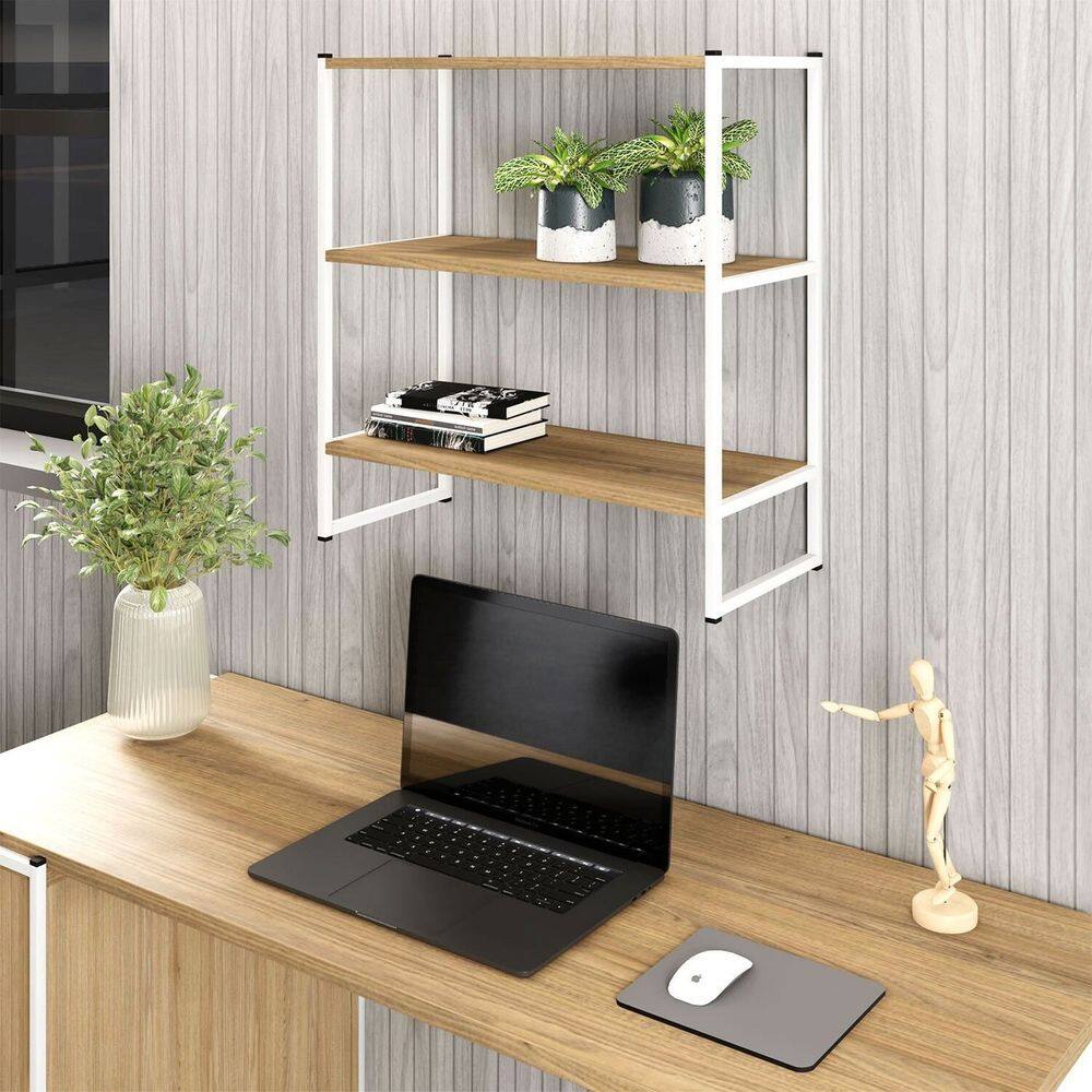 Prateleira de Parede Escritório Tripla 63cm X 66cm | Casas Bahia