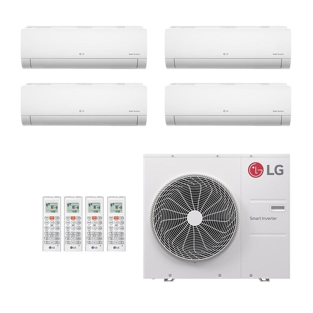 Ar Condicionado Multisplit Quad 51000 Btu(3x9000+24000) Frio - Inverter - LG - 220v - Amnw24gska1 Amnw09gsaa1 / Z5uq54gfb1