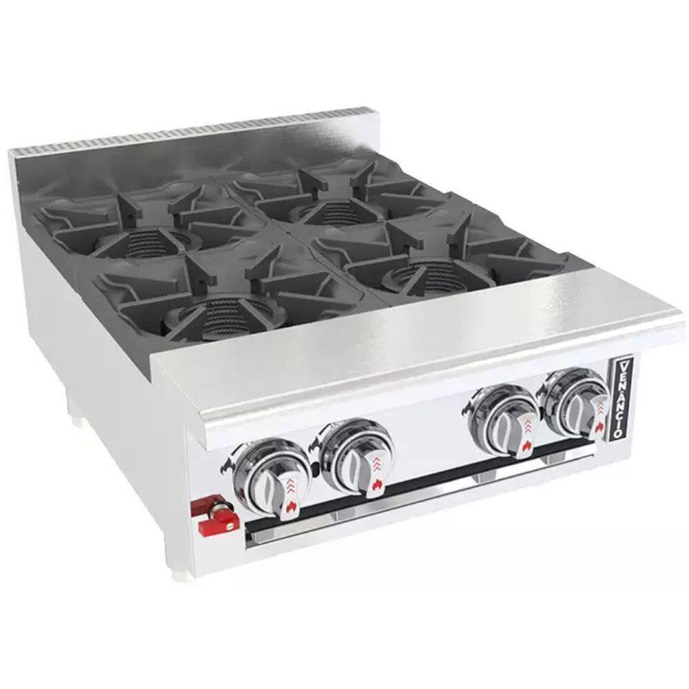 Fogão 4 Bocas Venâncio Genesis Inox - G24ct