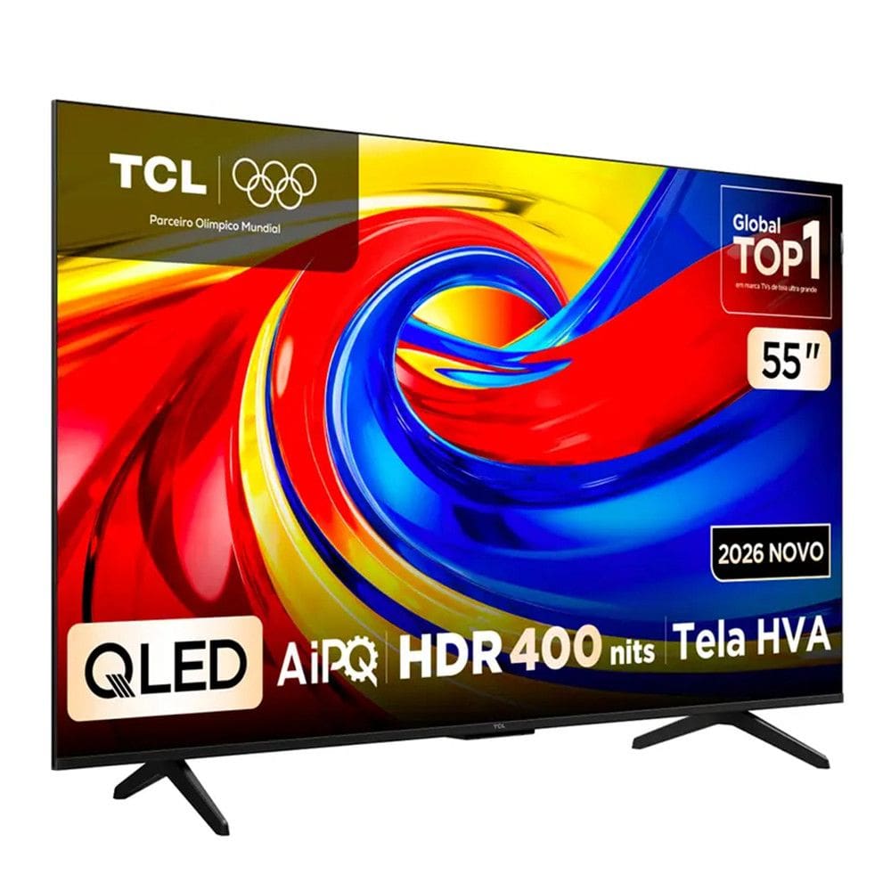 Smart TV TCL QLED 55 Polegadas | Casas Bahia