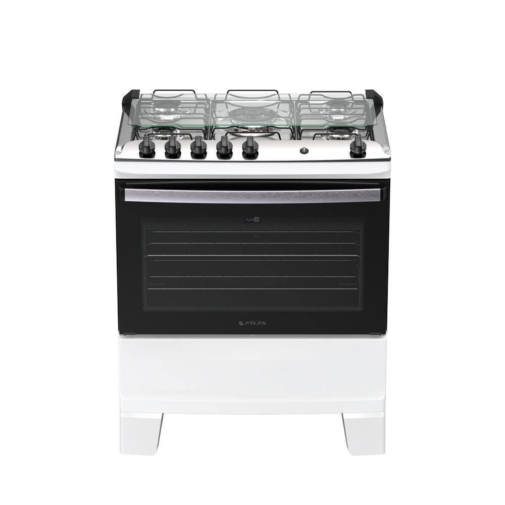 Fogão 5 Bocas Atlas Agile Up Branco - Bivolt - 300002042