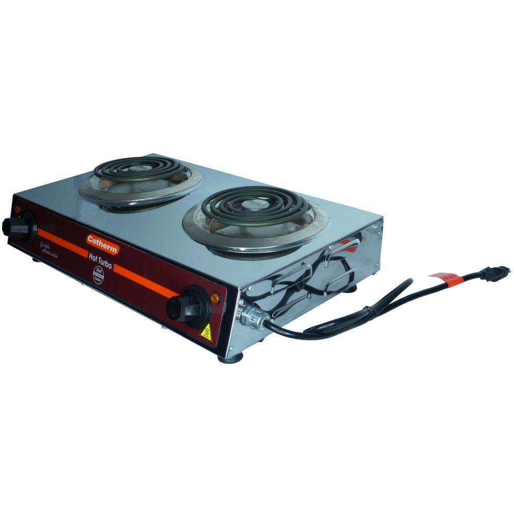 Fogão 2 Bocas Cotherm Hot Turbo Inox - 220v - 2445