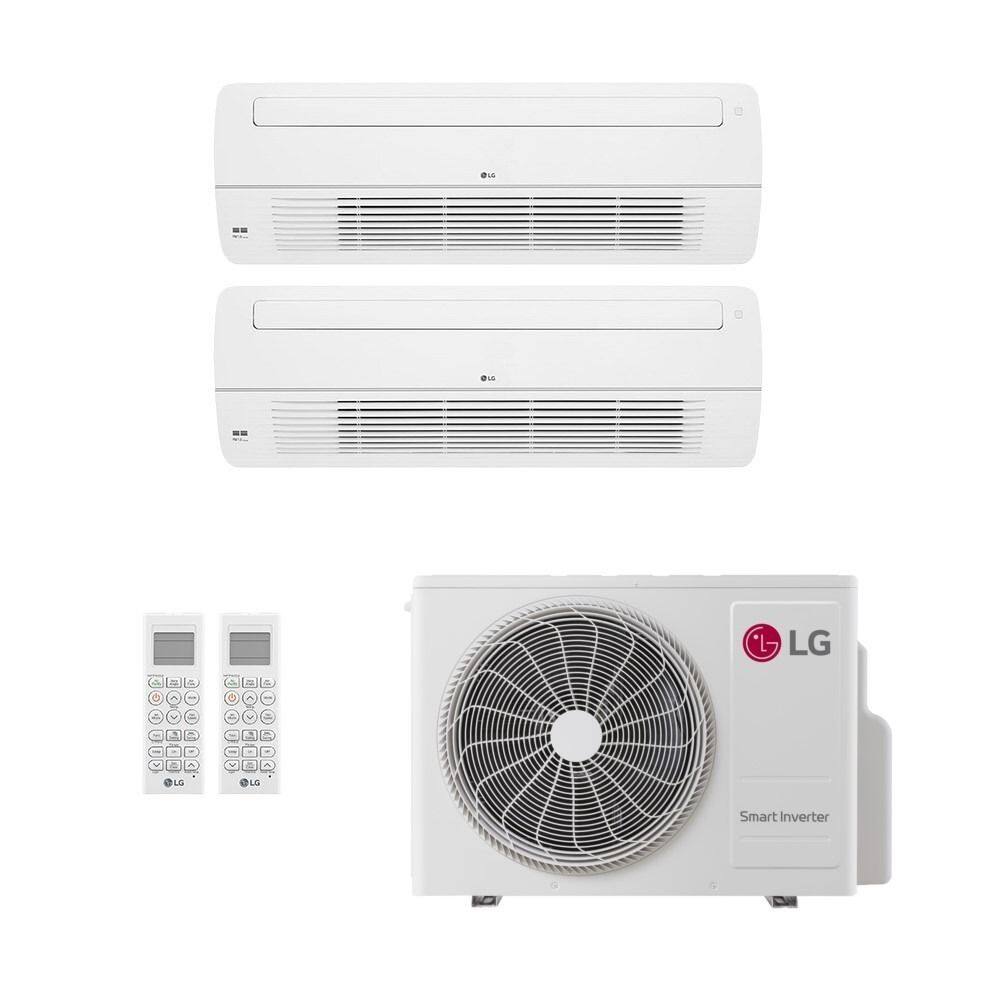Ar Condicionado Multisplit Bi 24000 Btu(2x12000) Frio - Inverter - LG - 220v - Amnw12gtuc0 / Z2uq21gfb1