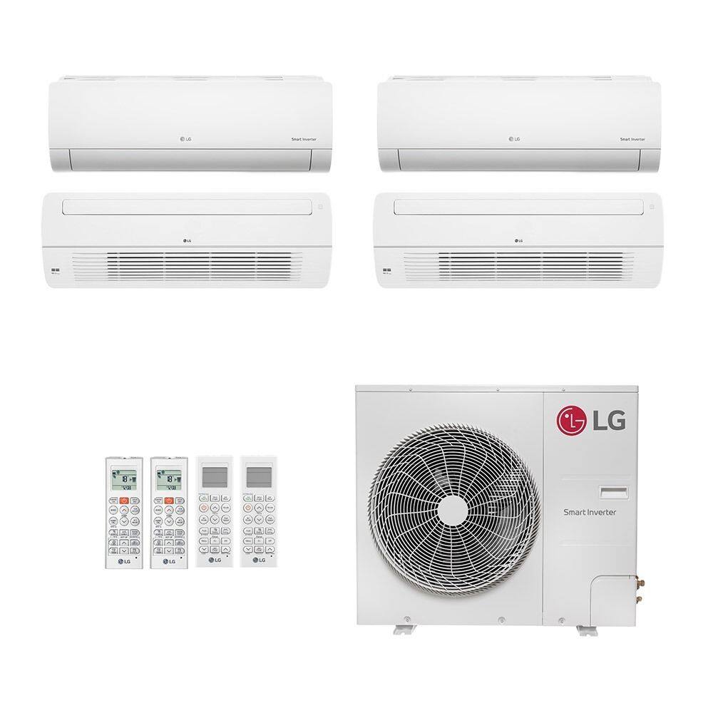 Ar Condicionado Multisplit Quad 50000 Btu(2x7000+2x18000) Frio - Inverter - LG - 220v - Amnw18gttc0 Amnw07gsaa1 / Z5uq54gfb1