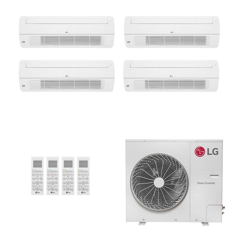 Ar Condicionado Multisplit Quad 44000 Btu(2x7000+12000+18000) Frio - Inverter - LG - 220v - Amnw18gttc0 Amnw12gtuc0 Amnw07gtuc0 / Z5