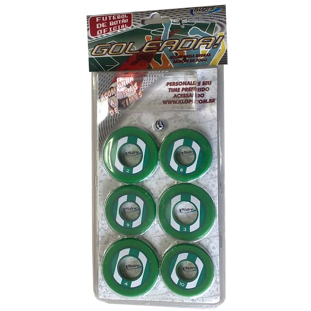 Jogo para Futebol de Botão Klopf 34094 - Verde/Branco